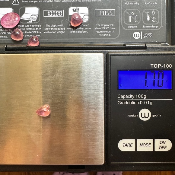 Natural Tourmalines heart shape loose gemstones for the Necklace or Bracelet. - Picture 7 of 12